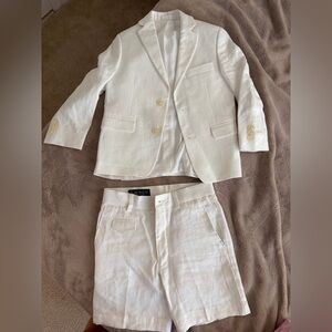 Ralph Lauren kids set linen  White Suit